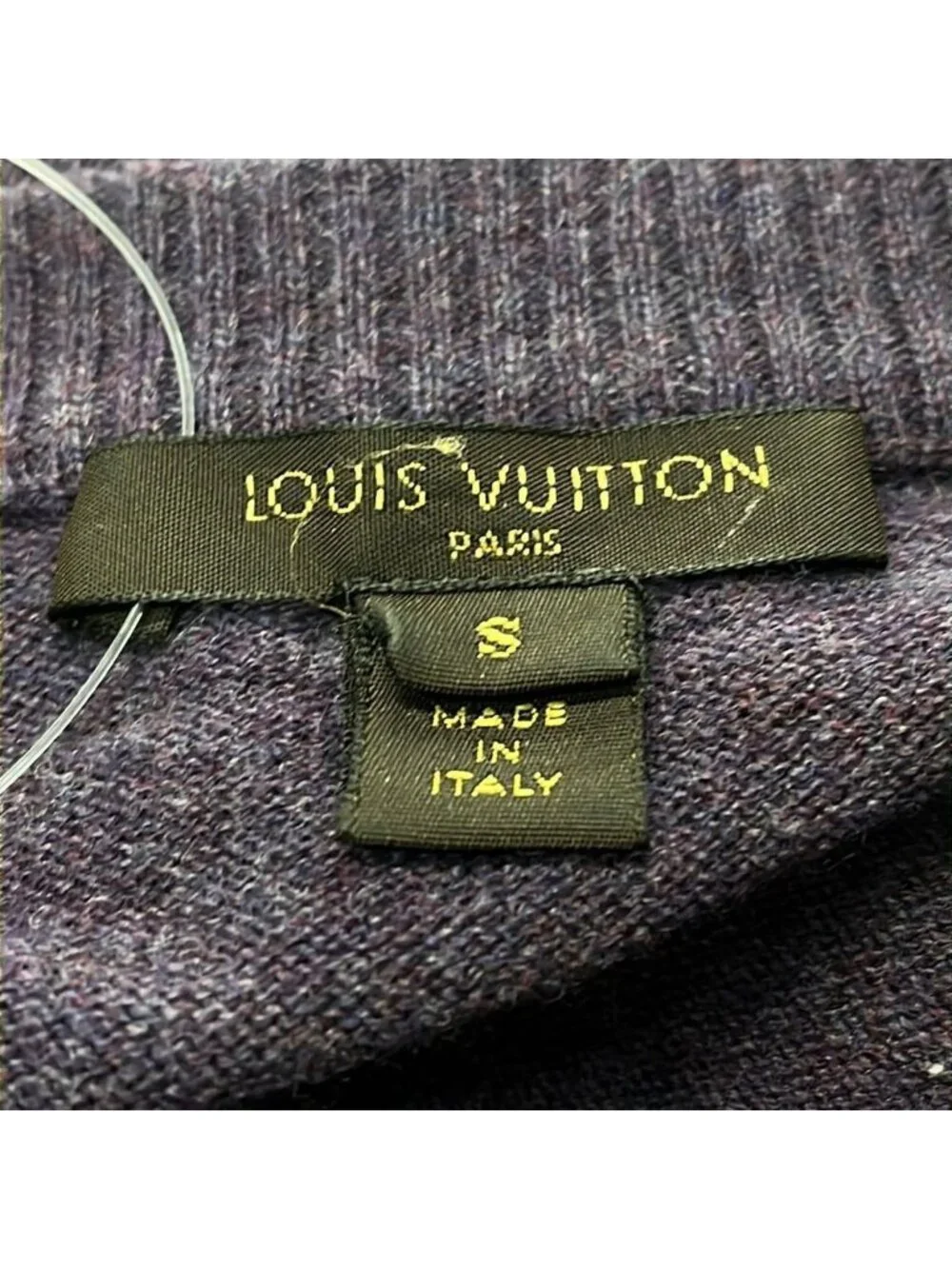 Louis Vuitton Long Sleeve Sweater S Purple Spring Autumn